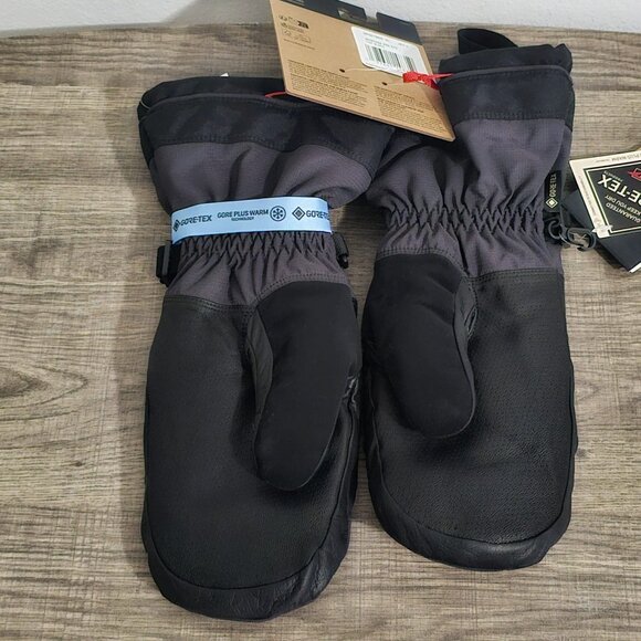 NWT The North Face Men Black Montana Pro GTX Snow Waterproof Ski Mittens Size XL - Picture 4 of 5